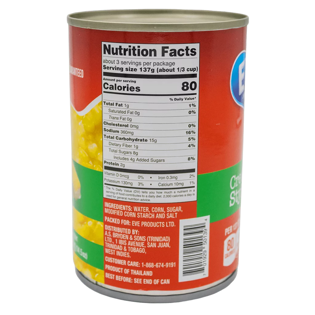 Eve Cream Style Corn 410g - Image 3