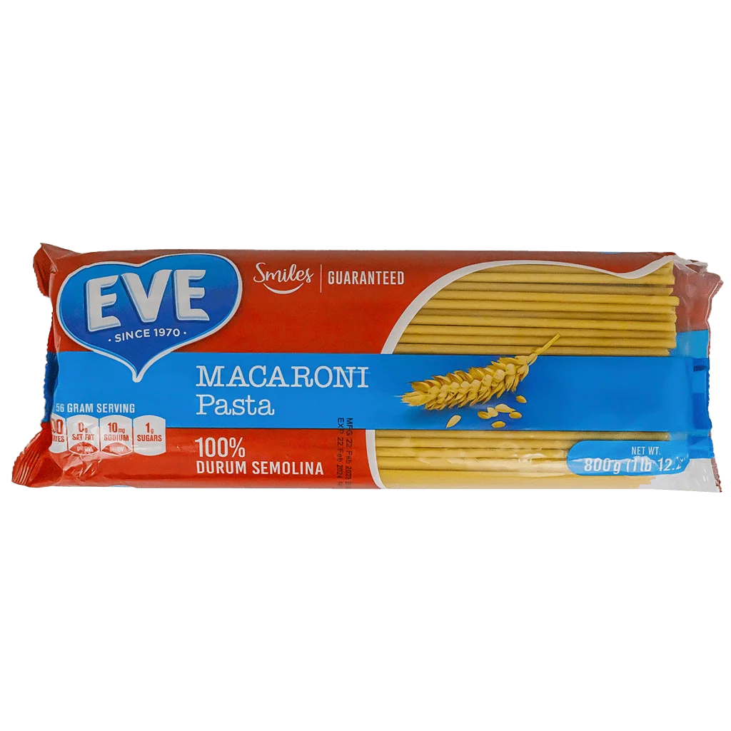 Eve Macaroni Pasta 800g