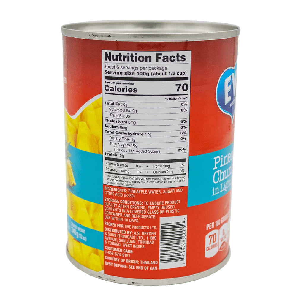 Eve Pineapple Slices in Light Syrup - Image 2