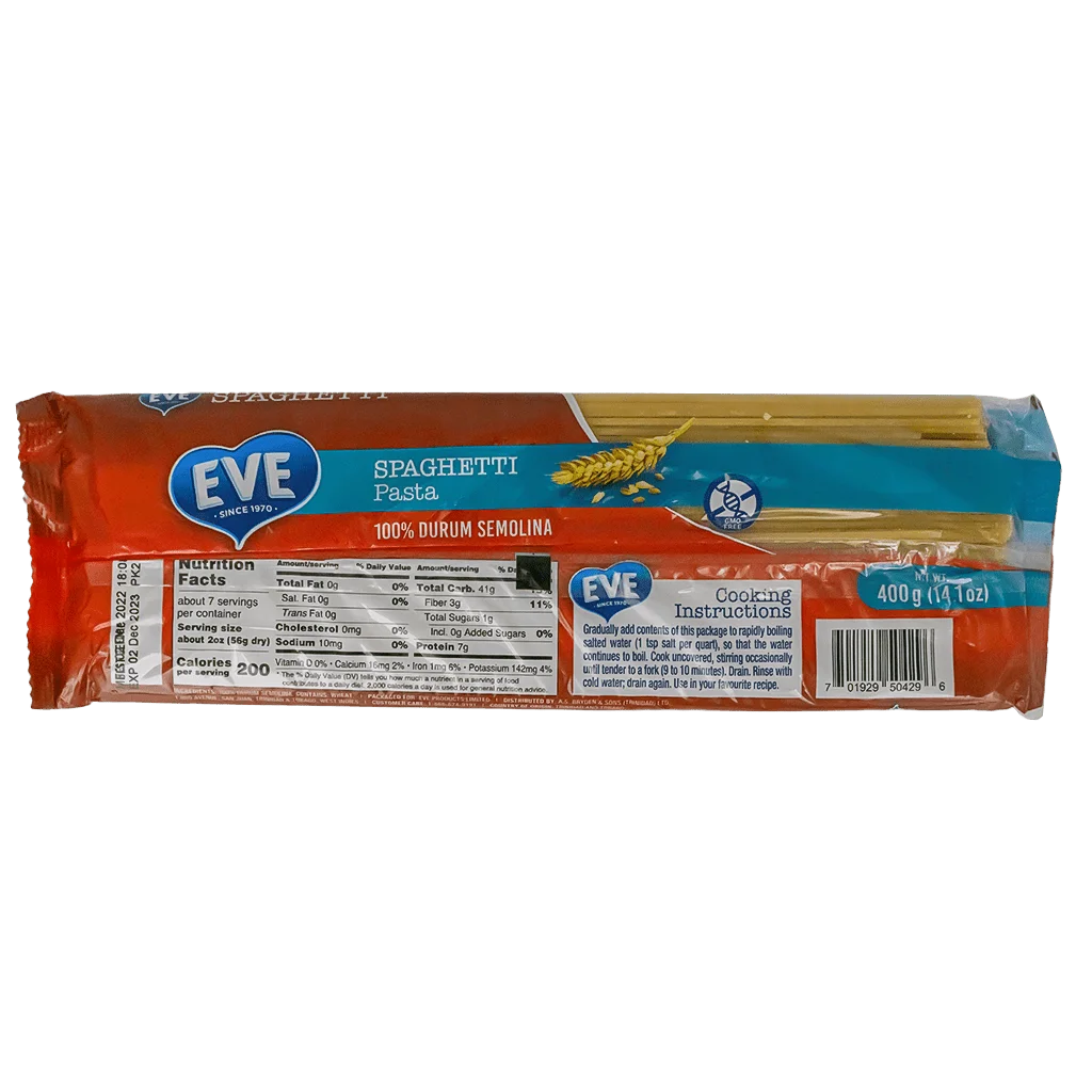 Eve Spaghetti Pasta 400g - Image 2