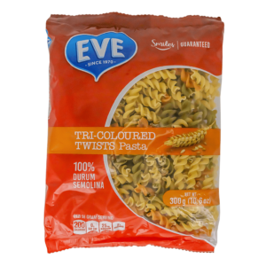 Eve Tri-Coloured Twists Pasta