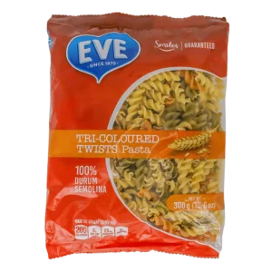 Eve Tri-Coloured Twists Pasta