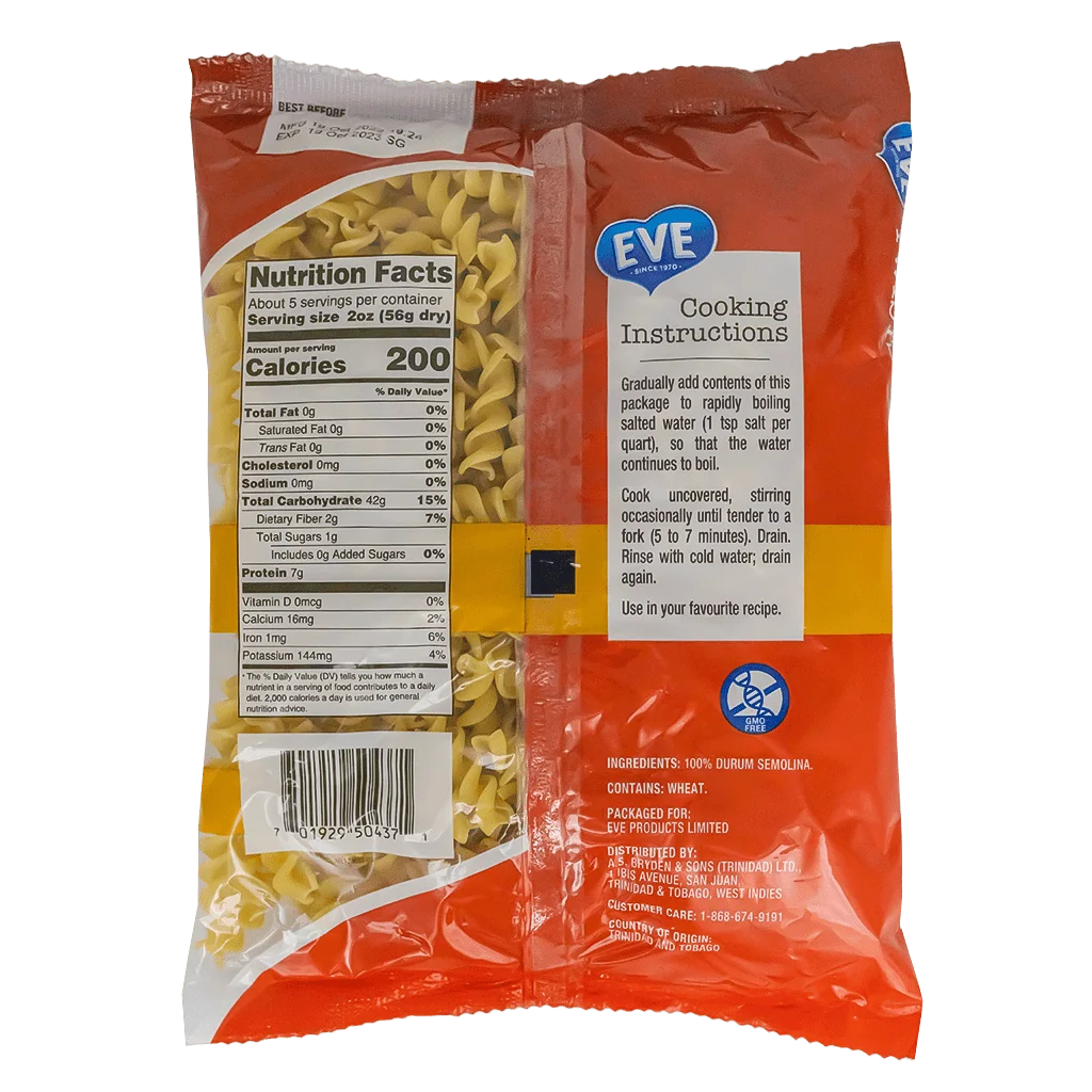 Eve Tri-Coloured Twists Pasta - Image 2